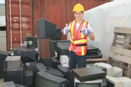 Professional office clearance team in Brompton